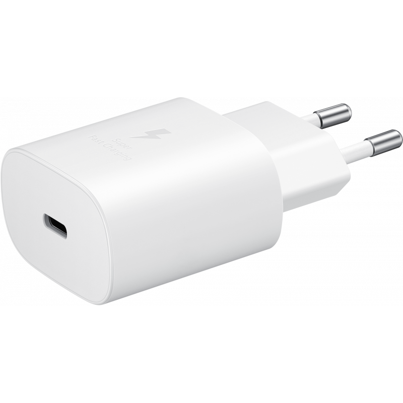 Incarcator Retea cu Cablu USB-C Samsung EP-TA800W + DA705BWE, 25W, 3A, 1 x USB-C, Alb GP-PTU021SOAWQ