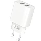 Incarcator Retea Cu Cablu Lightning XO Design CE02C, 10.5W, 2.1A, 2 x USB-