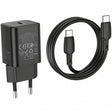 Incarcator Retea Cu Cablu USB-C Borofone BN13 Safety, 30W, 3A, 1 x USB-C