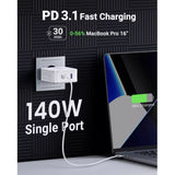 Incarcator Retea Cu Cablu USB-C UGREEN CD289, 140W, 5A, 1 x USB-A - 2 x USB-C