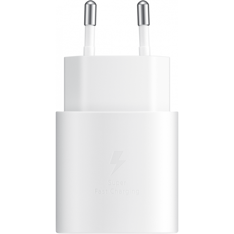 Incarcator Retea cu Cablu USB-C Samsung, 25W, 3A, 1 x USB-C, Alb EP-TA800XWEGWW