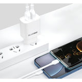 Incarcator Retea Cu Cablu microUSB Blue Power BPCE02M, 10W, 2.1A, 2 x USB-