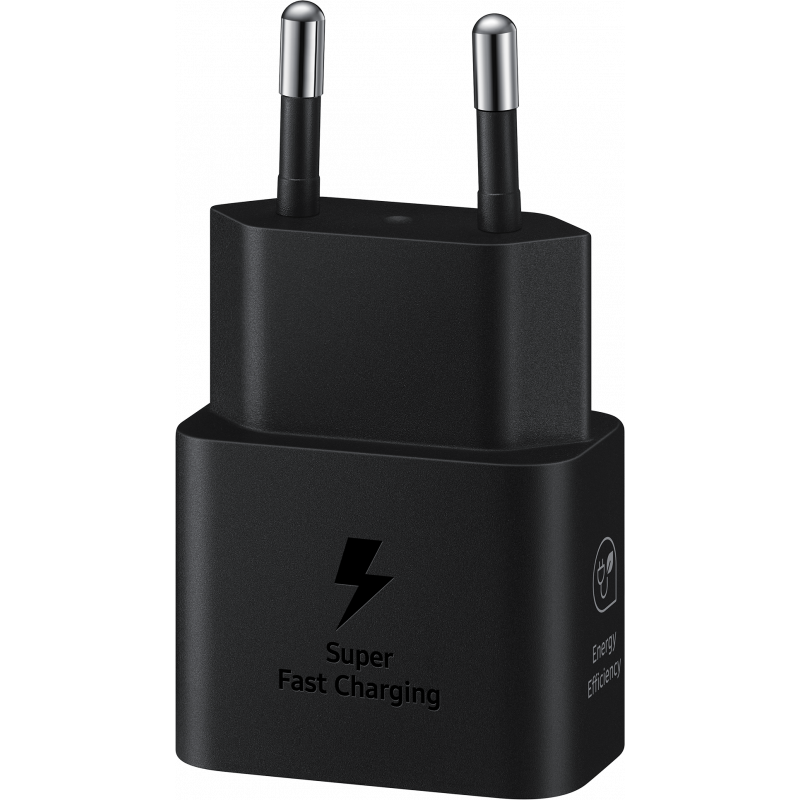 Incarcator Retea Cu Cablu USB-C Samsung, 25W, 3A, 1 x USB-C, Negru EP-T2510XBEGEU