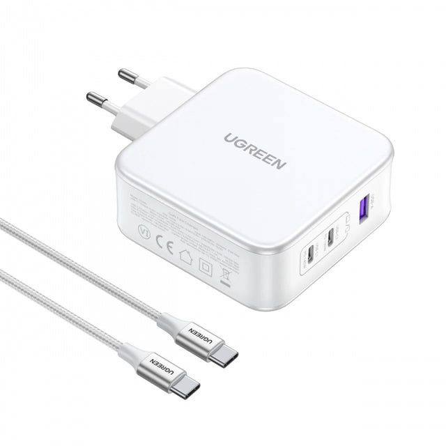 Incarcator Retea Cu Cablu USB-C UGREEN CD289, 140W, 5A, 1 x USB-A - 2 x USB-C