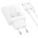 Incarcator Retea Cu Cablu USB-C Borofone BN25 Wish, 30W, 3A, 1 x USB-A - 1 x USB-C
