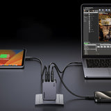 Incarcator Retea Cu Cablu USB-C UGREEN X755 Nexode Pro, 65W, 3A, 1 x USB-A - 2 x USB-C