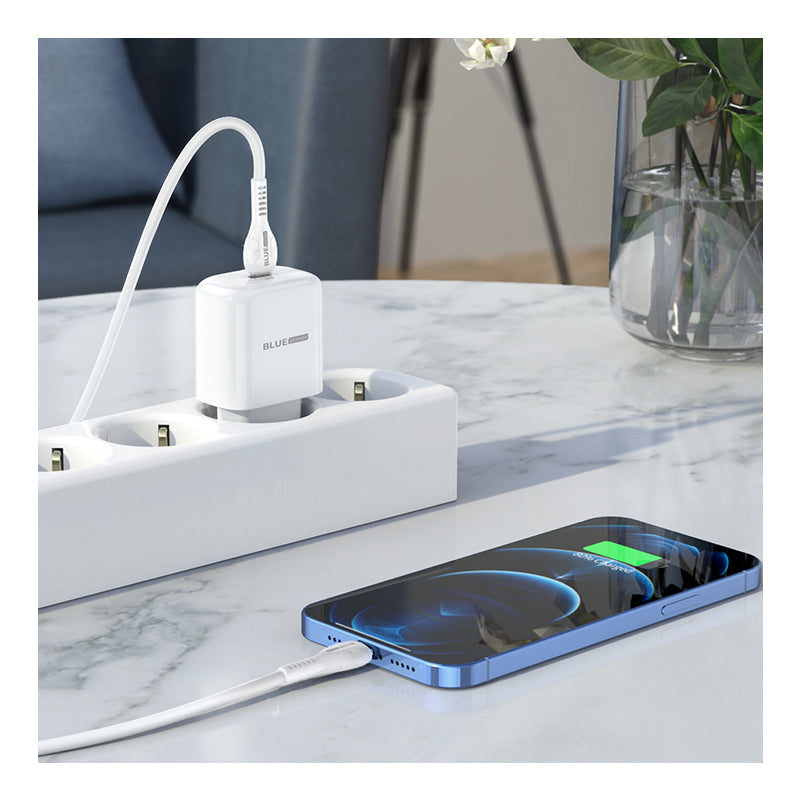 Incarcator Retea Cu Cablu Lightning BLUE Power BBN3, 20W, 3A, 1 x USB-C