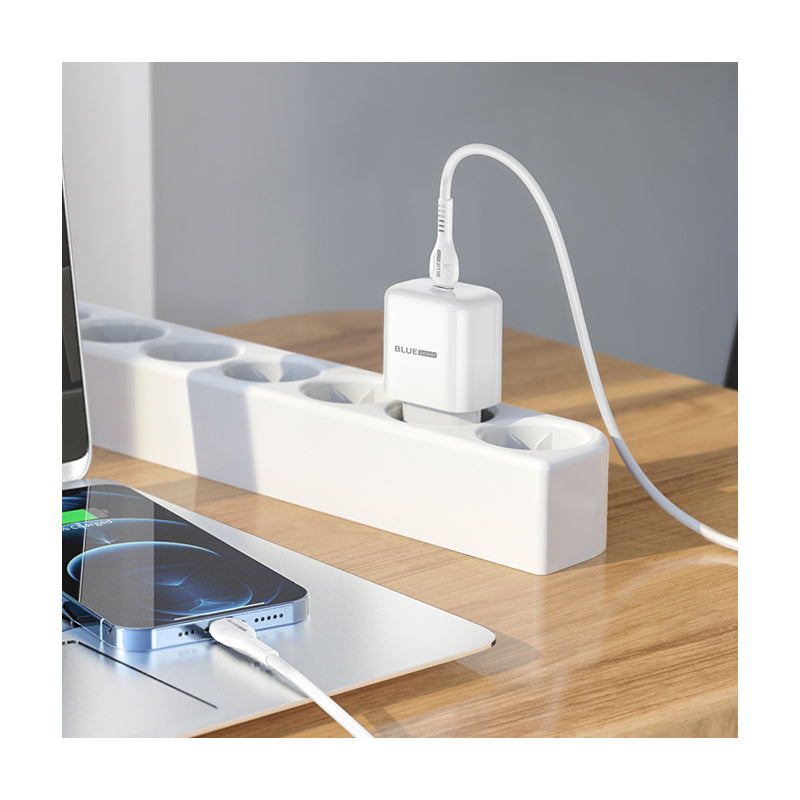 Incarcator Retea Cu Cablu Lightning BLUE Power BBN3, 20W, 3A, 1 x USB-C