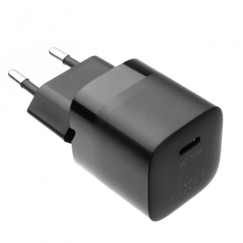 Incarcator Retea Fixed Mini, 30W, 3A, 1 x USB-C, Negru FIXC30M-C-BK