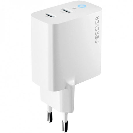 Incarcator Retea Forever TC-06-65CC, 65W, 3.25A, 2 x USB-C