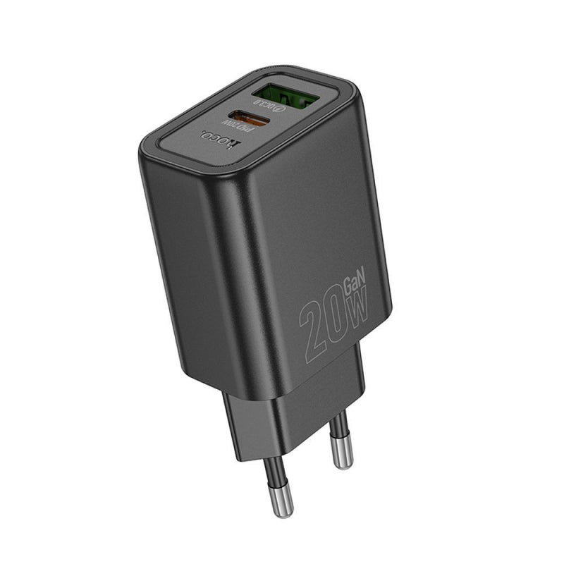 Incarcator Retea HOCO N61, 20W, 3A, 1 x USB-A - 1 x USB-C