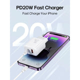 Incarcator Retea Joyroom JR-TCF05, 20W, 3A, 1 x USB-A - 1 x USB-C