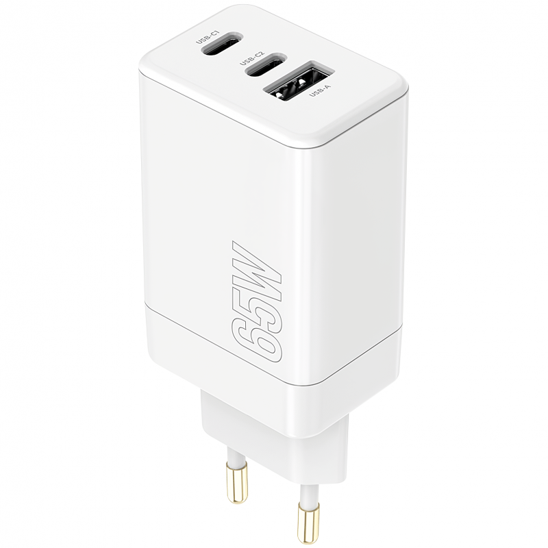 Incarcator Retea MaXlife MXTC-08-65ACC, 65W, 3A, 1 x USB-A - 2 x USB-C