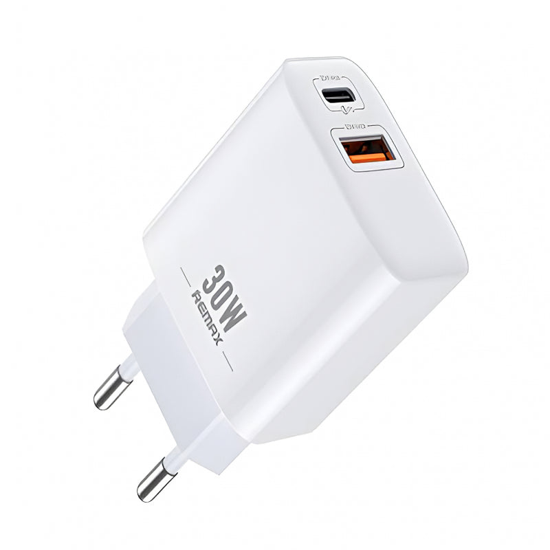 Incarcator Retea Remax RP-U82, 30W, 3A, 1 x USB-A - 1 x USB-C