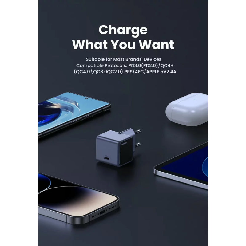 Incarcator Retea UGREEN X503 Nexode Air, 30W, 3A, 1 x USB-C