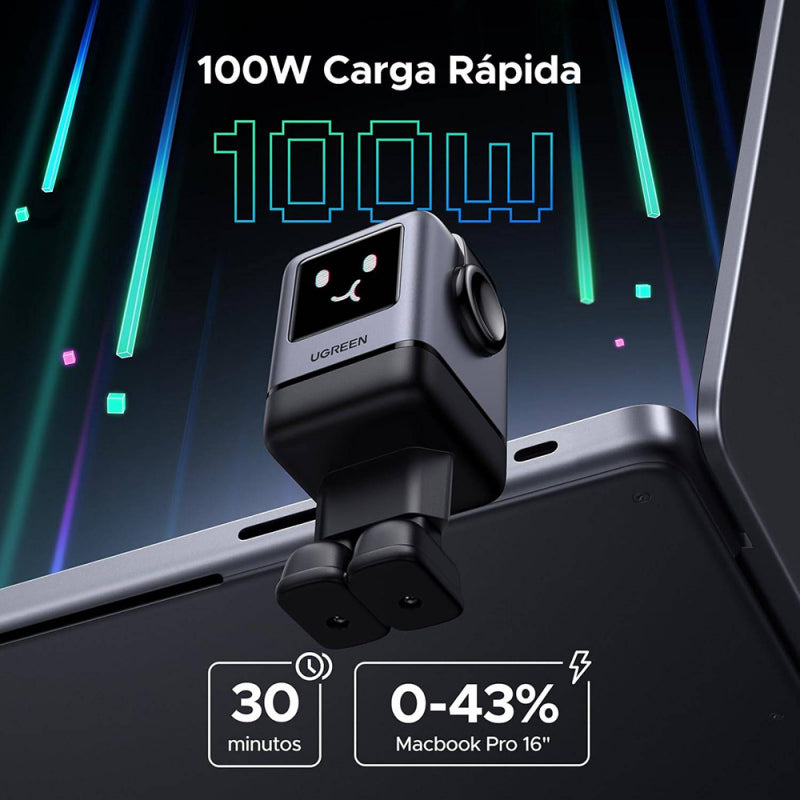 Incarcator Retea UGREEN X688 Uno, 100W, 5A, 1 x USB-A - 3 x USB-C