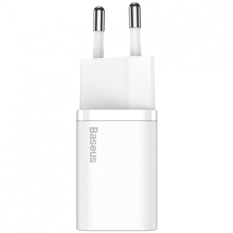 Incarcator Retea Baseus Super Si, 20W, 3A, 1 x USB-C, Alb CCSUP-B02