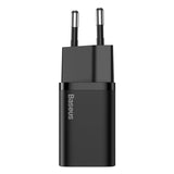 Incarcator Retea Baseus Super Si, 25W, 3A, 1 x USB-C, Negru CCSP020101