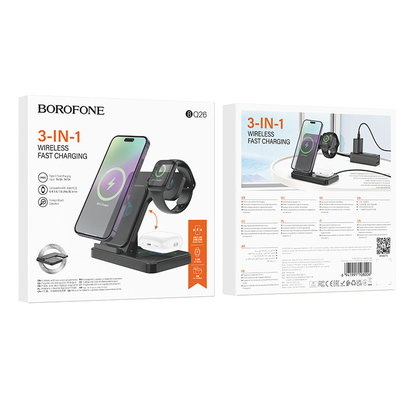 Incarcator Retea Wireless Borofone BQ26, 15W, 1.67A