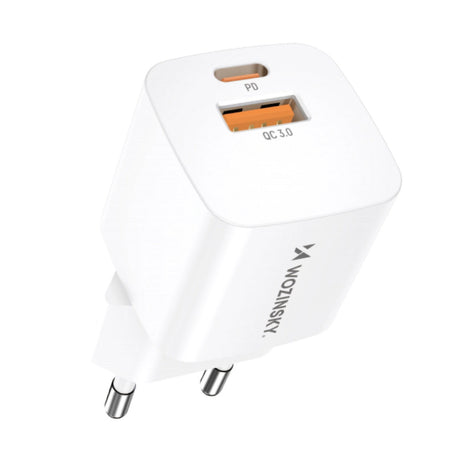 Incarcator Retea WZK CMWCW, 20W, 3A, 1 x USB-A - 1 x USB-C