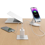 Incarcator Retea WZK CMWCW, 20W, 3A, 1 x USB-A - 1 x USB-C