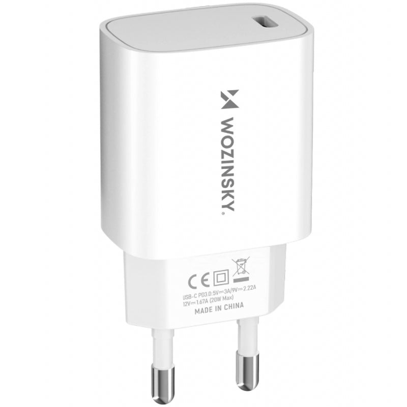 Incarcator Retea WZK WGWCCW, 20W, 3A, 1 x USB-C