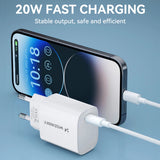 Incarcator Retea WZK WGWCCW, 20W, 3A, 1 x USB-C