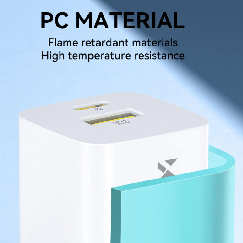Incarcator Retea WZK WWCEAC, 33W, 3A, 1 x USB-A - 1 x USB-C