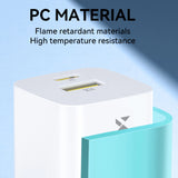 Incarcator Retea WZK WWCEAC, 33W, 3A, 1 x USB-A - 1 x USB-C