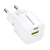 Incarcator Retea WZK WWCEAC, 33W, 3A, 1 x USB-A - 1 x USB-C