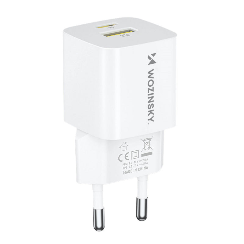 Incarcator Retea WZK WWCEAC, 33W, 3A, 1 x USB-A - 1 x USB-C