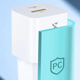 Incarcator Retea WZK WWCEAC, 33W, 3A, 1 x USB-A - 1 x USB-C