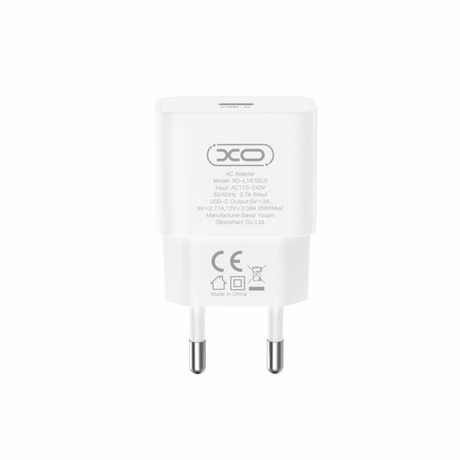 Incarcator Retea XO Design L167, 25W, 3A, 1 x USB-C
