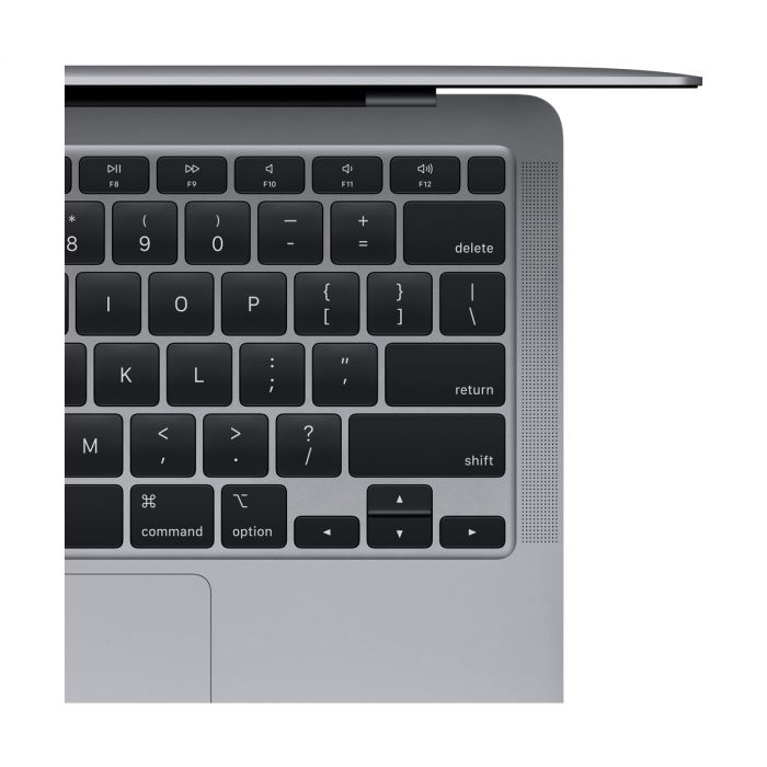Laptop Apple MacBook Air 13.3", cu procesor Apple M1, 8 nuclee CPU si 7 nuclee GPU, 8GB, 256GB, Space Grey