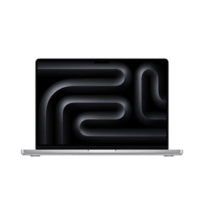 Laptop Apple MacBook Pro 14", procesor Apple M3, 8 nuclee CPU si 10 nuclee GPU, 16GB RAM, 512GB SSD, Silver, Tastatura RO/DEU - Default Title - NotebookGsm