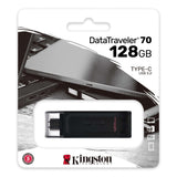 Memorie Externa USB-C Kingston DT70, 128Gb DT70/128GB