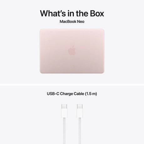 Laptop APPLE MacBook Neo 13 mhfc4ze/a, Apple A18 6-core CPU, 13" Retina Display, 8GB, SSD 512GB, 5-core GPU, macOS Tahoe