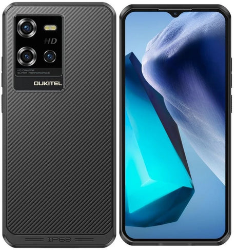 Telefon mobil Oukitel WP50, 5G, 6.60" HD+, 12GB RAM (4GB + 8GB extensibili), 256GB ROM, Android 14, MTK Dimensity 6100+, NFC, Face Unlock, Amprenta, 48MP, 6500mAh, Dual SIM