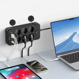 Prelungitor Tech-Protect PC6X6, 6 x Schuko - 3 x USB-A - 3 x USB-C