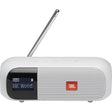 Radio portabil JBL Tuner 2, Bluetooth, DAB/FM, Rezistent la apa IPX7, White - NotebookGsm