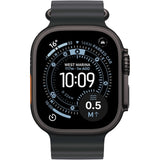 Apple Watch Ultra 3, GPS, Cellular, Carcasa Black Titanium 49mm, Black Ocean Band
