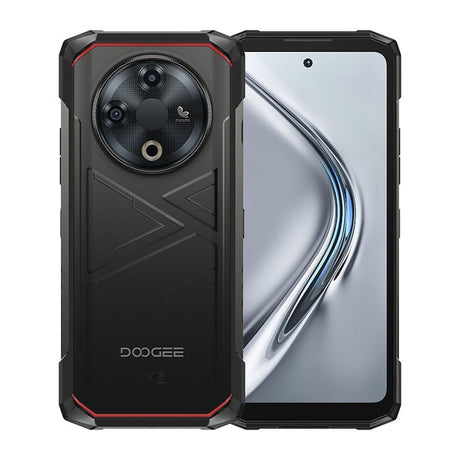 Telefon mobil Doogee Fire 6, 4G, Ecran 6.56" HD+, Camera Termica si Ai, 16GB RAM (6GB + 10GB extensibili), 256GB ROM, 50MP, Android 14, Unisoc T606, 10400mAh, Dual SIM
