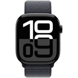 Apple Watch 10, Carcasa Jet Black Aluminium, Ink Sport Loop