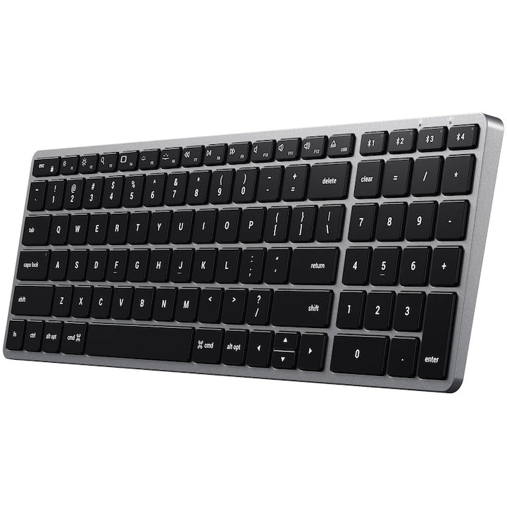 Tastatura Wireless Satechi X2 Slim Bluetooth retroiluminata cu Keypad numeric, US
