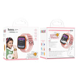 Smartwatch HOCO Y101, pentru Copii, 680mAh, Ecran 1.83 inch, Cartela 4G, Apeluri BT si GPS, 1GB RAM + 16GB ROM, Curea silicon