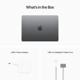 Laptop Apple MacBook Air 13-inch, cu procesor Apple M2, 8 nuclee CPU si 8 nuclee GPU, 8 GB, 256GB, Space Grey, Layout INT