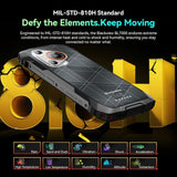 Telefon mobil Blackview BL7000, 5G, 6.78" FHD+, 24GB RAM(8GB + 16GB extensibili), 256GB ROM, Android 15, 7500mAh, 8 cores, Dual SIM, Arm Mali-G57 MC2, NFC/Amprenta/caracteristici faciale, Negru