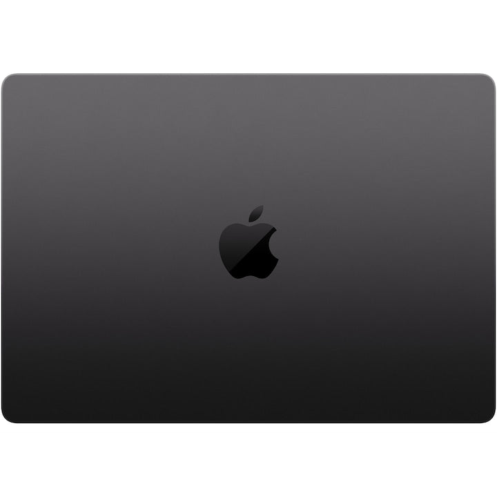 Laptop Apple MacBook Pro 14" cu procesor Apple M4 Pro, 12 nuclee CPU si 16 nuclee GPU, 24GB RAM, 512GB SSD, Space Black, Tastatura Germana