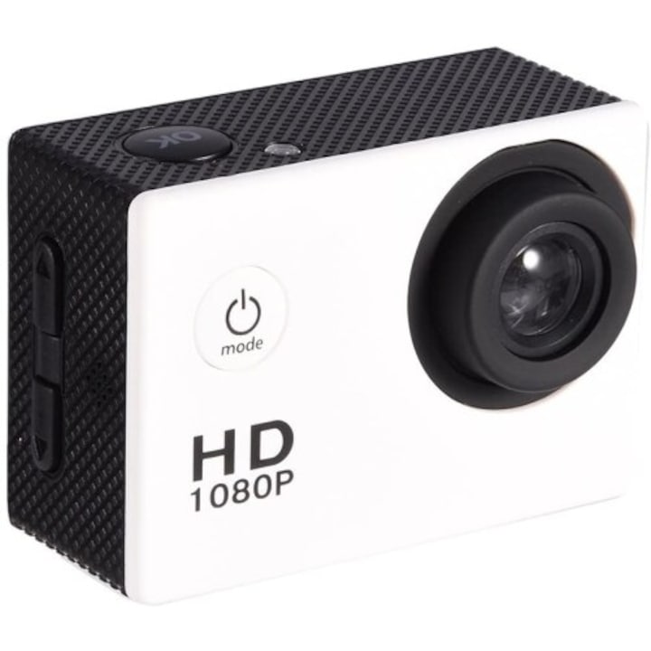 Camera Sport Waterproof, 32 GB, LCD, 30 FPS, HD 1080P, 12MP, 2 inch, Autonomie 90 min