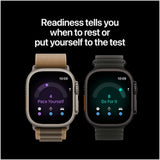 Smartwatch Apple Watch Ultra 4, GPS, Cellular, Carcasa Black Titanium 49mm, Translucent Black Ocean Band